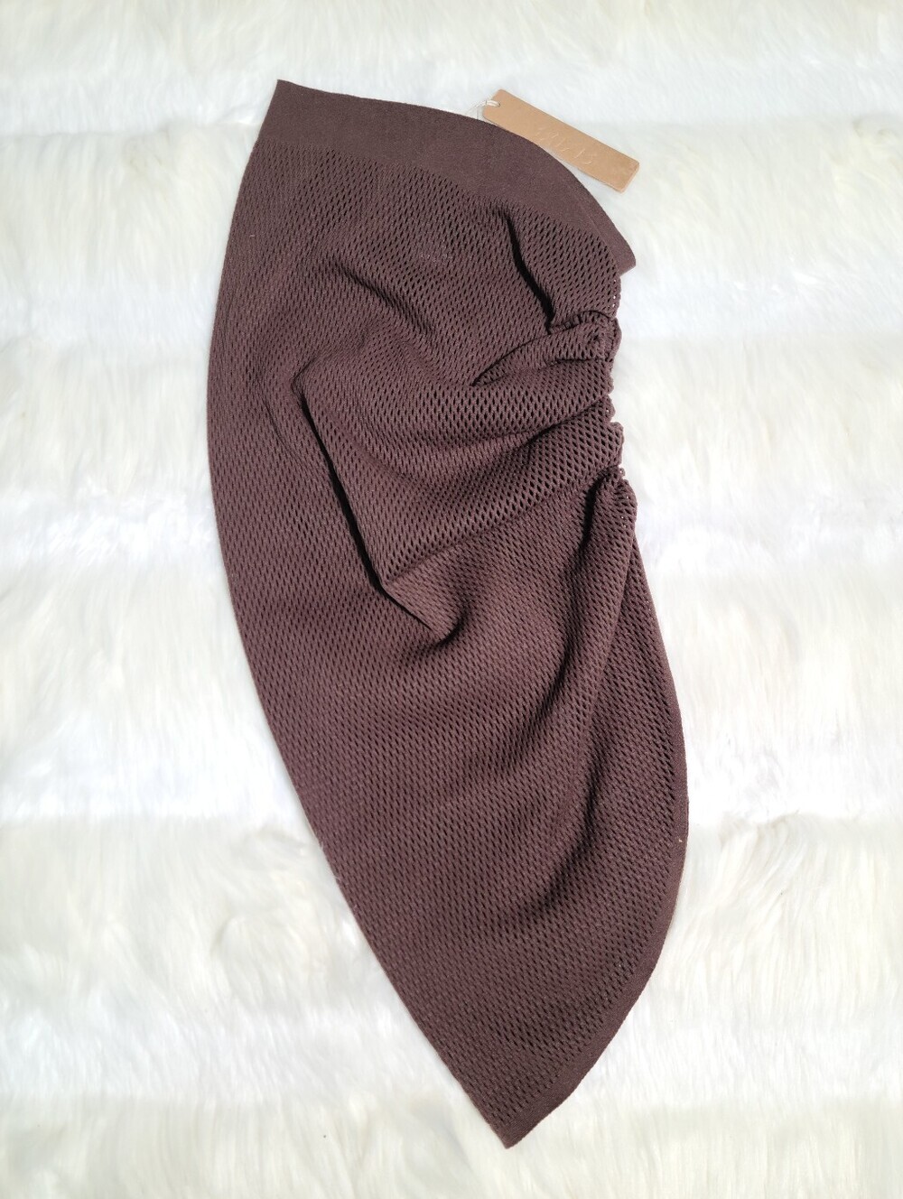 SKIMS Swim Cut Out Tie Sarong Brown Cocoa Women 2X-4X NEW